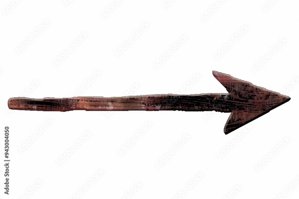 Poster isolated arrow marker png with hand-drawn style and uhd 4k sharp focus.