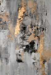 Colorful modern artwork, abstract paint strokes, oil painting on canvas. Acrylic art, artistic texture. Brush daubs and smears grunge background, hand painted pattern