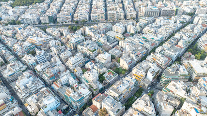 Aerial photo of Athens, Greece