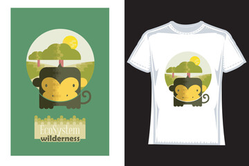 Travel T-shirt design and vector file