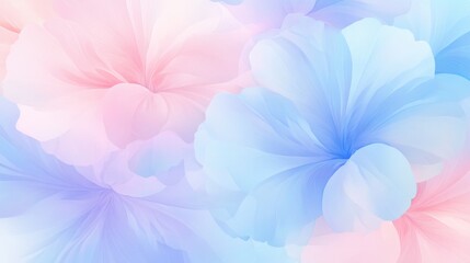 Fototapeta premium A colorful flower with pink and blue petals. The flower is surrounded by a light blue background