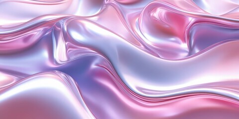 Obraz premium Abstract Liquid Swirls with Pink and Purple Hues