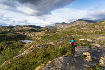 Obraz premium One of the many lakes in National Park Rago.