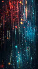 Abstract background of digital code