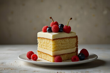cheesecake with cherry