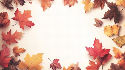 Autumn-Themed Background for Advertising and Marketing