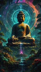 buddha statue in the garden