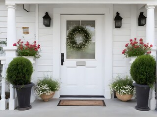 Fototapeta premium entrance to the house