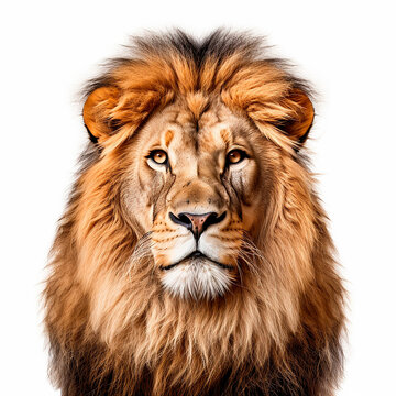 fotografia de un leon