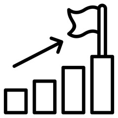 Milestone Icon For Design Element