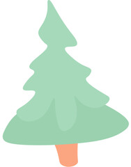 Fototapeta premium Christmas tree Illustration