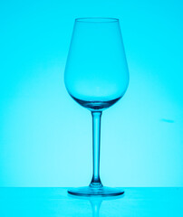 empty glas of wine