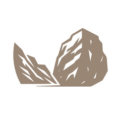  various stone and rock hand drawn vector illustration