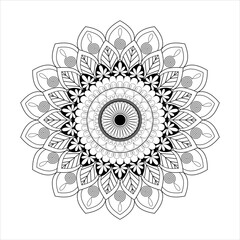 Perfect Floral Design Mandala masterpiece Editable SVG Format