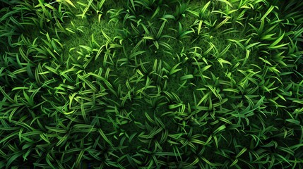 Obraz premium Lush Green Grass. Detailed and High-Resolution Wallpaper