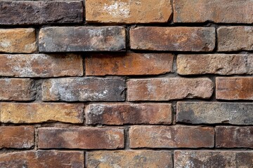 Obraz premium Close-up of a Weathered Brick Wall