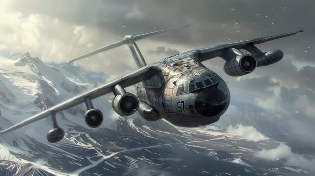 Il-76 Transport Plane in High Detail. Aviation Enthusiasts Dream Wallpaper