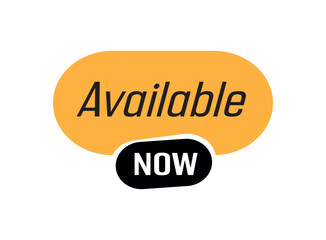 available now text information sign