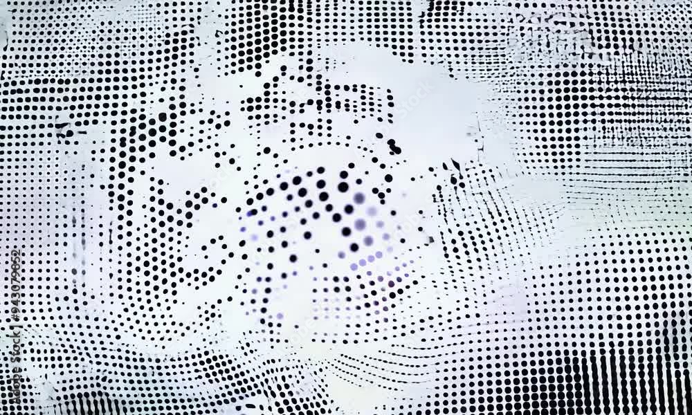 Poster exploring the mesmerizing world of colorful dots in an artistic display at an interactive gallery on