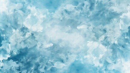 Obraz premium Serene Sky. High Detailed Light Blue Background Wallpaper