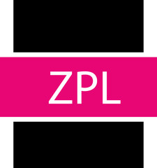 ZPL icon fill and bebus writting