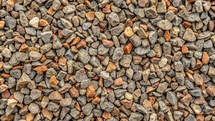 Crushed gravel background texture for landscaping and construction projects