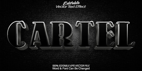 Cartel Text Effect Editable Alphabet Mafia Gangsta Gentleman Boss