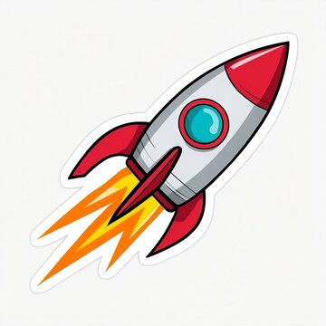 autocollant fus&eacute;e cartoonis&eacute; 