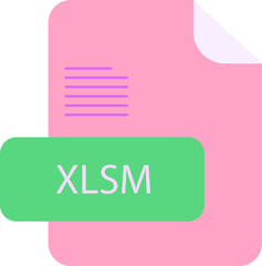 XLSM file extension rounded lines and shape