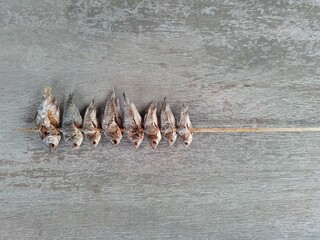 Grilled fish, food, eat, stick, grill