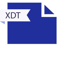 XDT  File format icon roe color fill