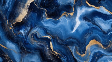 abstract glass pattern, indigo, marbel 