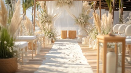 Beach Wedding Ceremony Decor