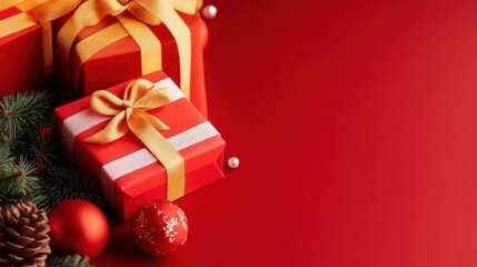 Red Christmas Gift Box