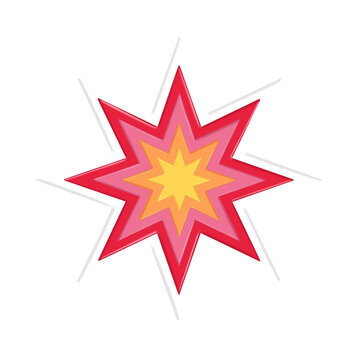 recommend clip art: star icon isolation, star shape on transparent background 