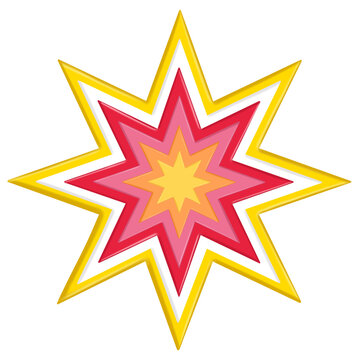 recommend clip art: star icon isolation, star shape on transparent background 