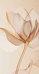 A beautiful beige colored flower