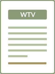 WTV Contract document icon