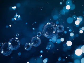 A high quality bubble background with soft pastel and vibrant bubbles, arranged in a delicate and modern pattern