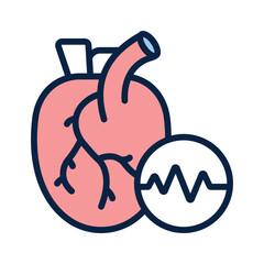 Get this amazing icon of heart health in modern style
