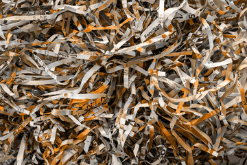 Colorful shredded papers wallpaper