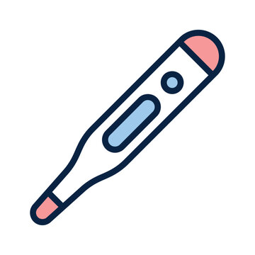 recommend clip art: Thermometer in modern style, temperature measuring gauge