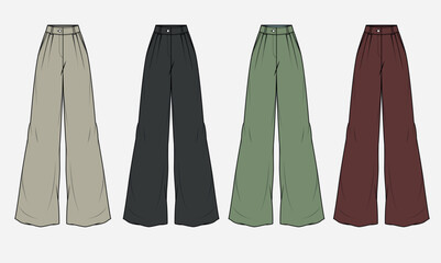 collection of pants