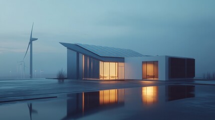 Fototapeta premium Modern minimalist residential design