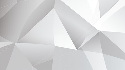 Obraz premium Abstract Geometric Design With Angular Metallic and Silver Shapes