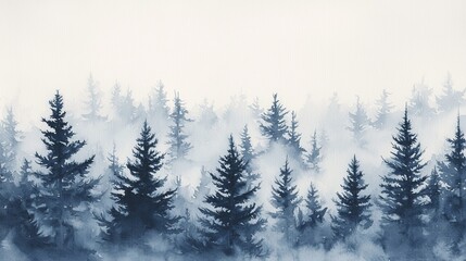 A PNG background of a landscape outdoors with fir trees
