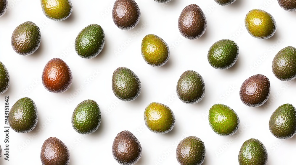 Aufkleber the fruit is high in vitamin and nutrients and is a summer refreshment, the avocado pattern offers a