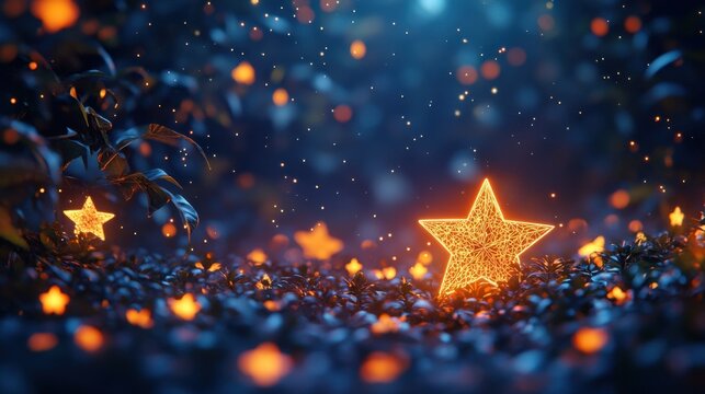 Fantastic starlight background