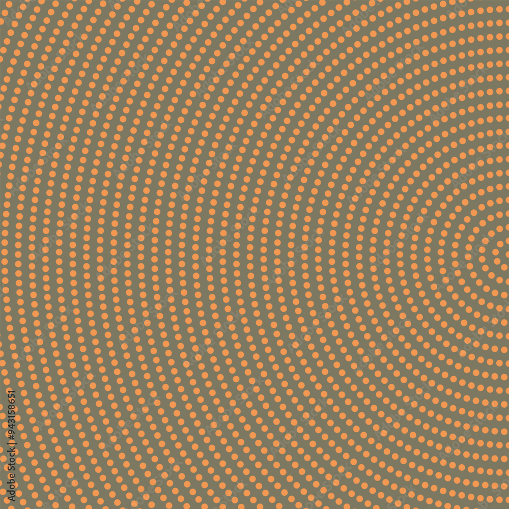 Poster circle pattern background design - abstract vector graphic from dots