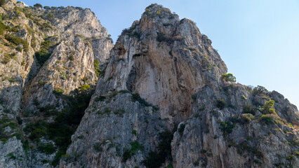 rocks in the mountains